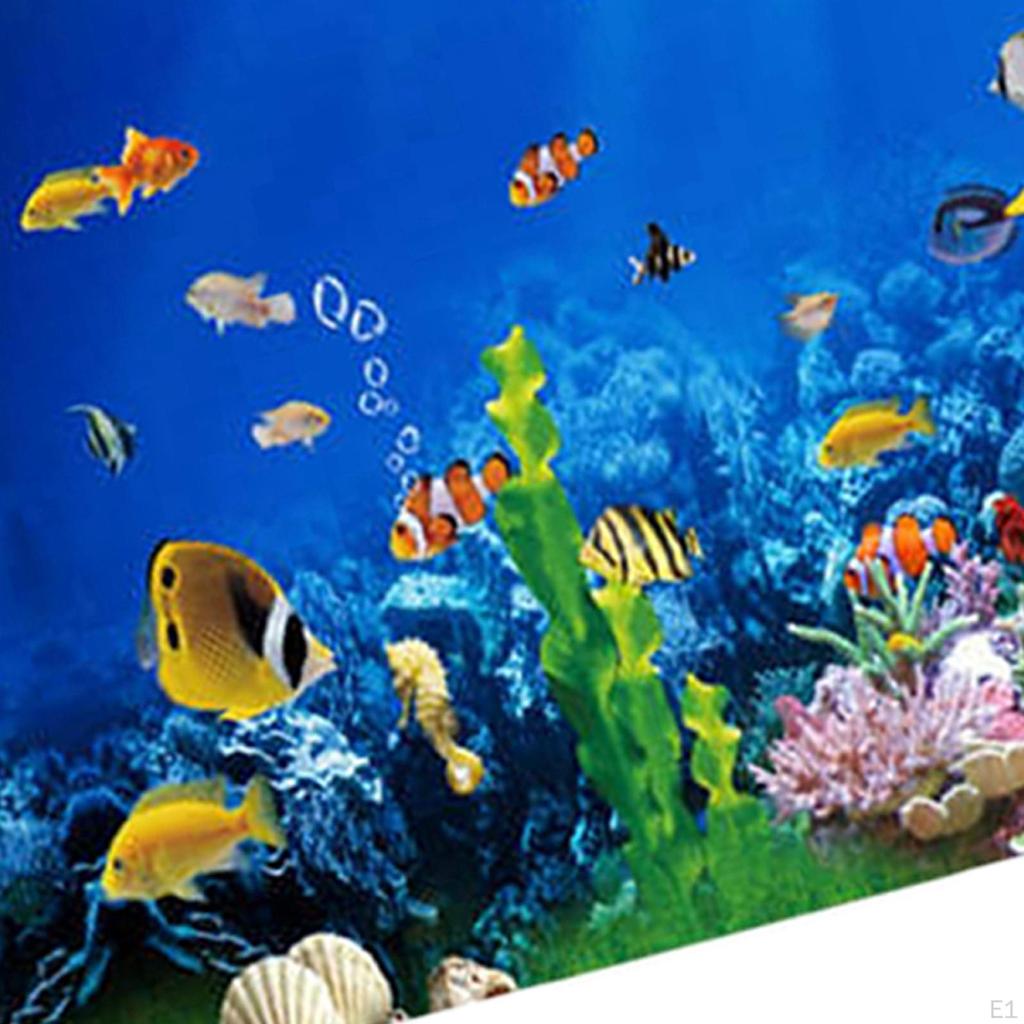 Aquarium Background Poster, Undersea Decoration Decorative Paintings