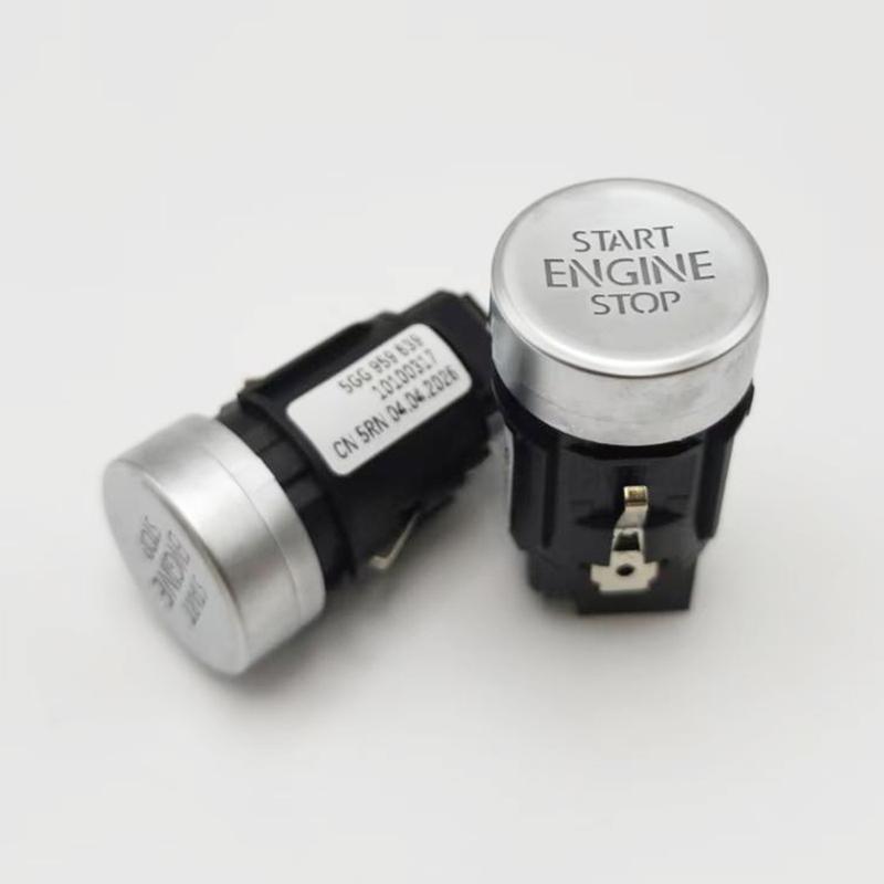 5GG 959 839 Start Stop Engine Ignition Switch 4 Pin for Volkswagen Golf 7 MK7 2013- T-Roc 2018- Push Button Replacement