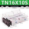 Double Shaft Pneumatic Cylinder with Dual Piston Rods TN10-40