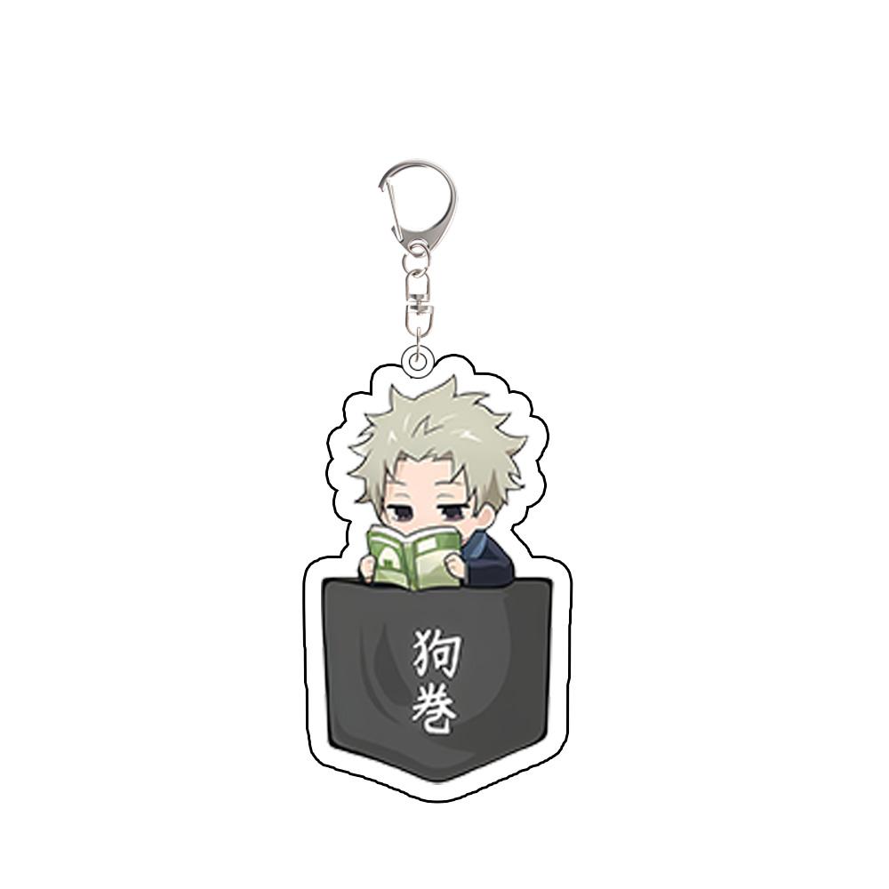 For Anime JJK Fushiguro Megumi Gojo Satoru Zenin Mai Nanami Kento Inumaki Toge Acrylic KeyChain Backpack Accessories Gift