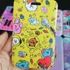 LINE FRIENDS BT21 Kpop Anime Cartoon Lanyard Key Ring with ABS Card Holder for Meal Cards Transit Cards and ID Cards