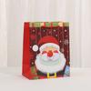 StoBag, Santa Claus Gift Bags, Happy Christmas, for party supplies, Packing Candy Goodies, Reusable Paper, 6/10pcs