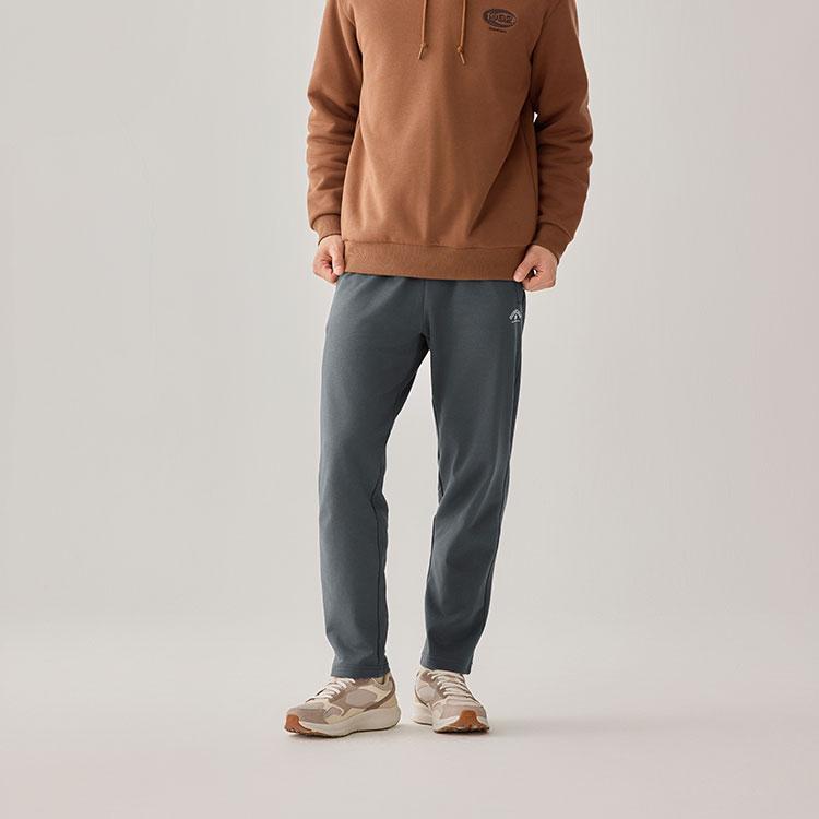Skechers Warmth And Cold-Resistant Straight-Leg Sports Commuter Soft And Comfortable Solid Color Casual Pants Men bottoms L425M071-013P