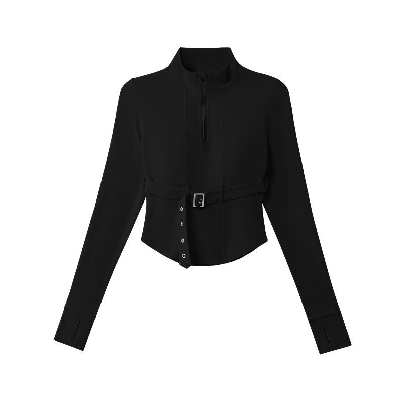 

Women s Autumn/Winter Motorcycle Style Slim Fit Stand Collar Active Jacket M (95-110 lbs)