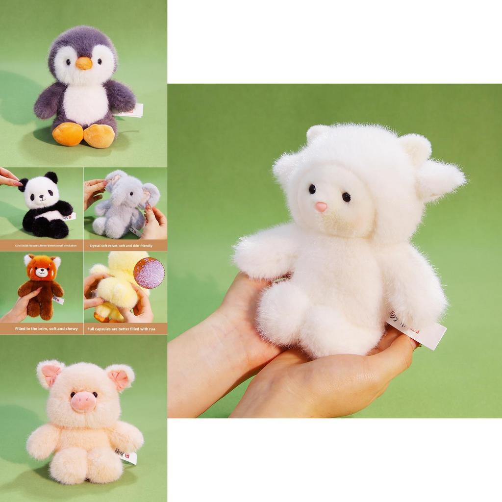 Elephant Panda Pig Rabbit Plush Toy With 7d Cotton Filling For Kids And Teens Gift