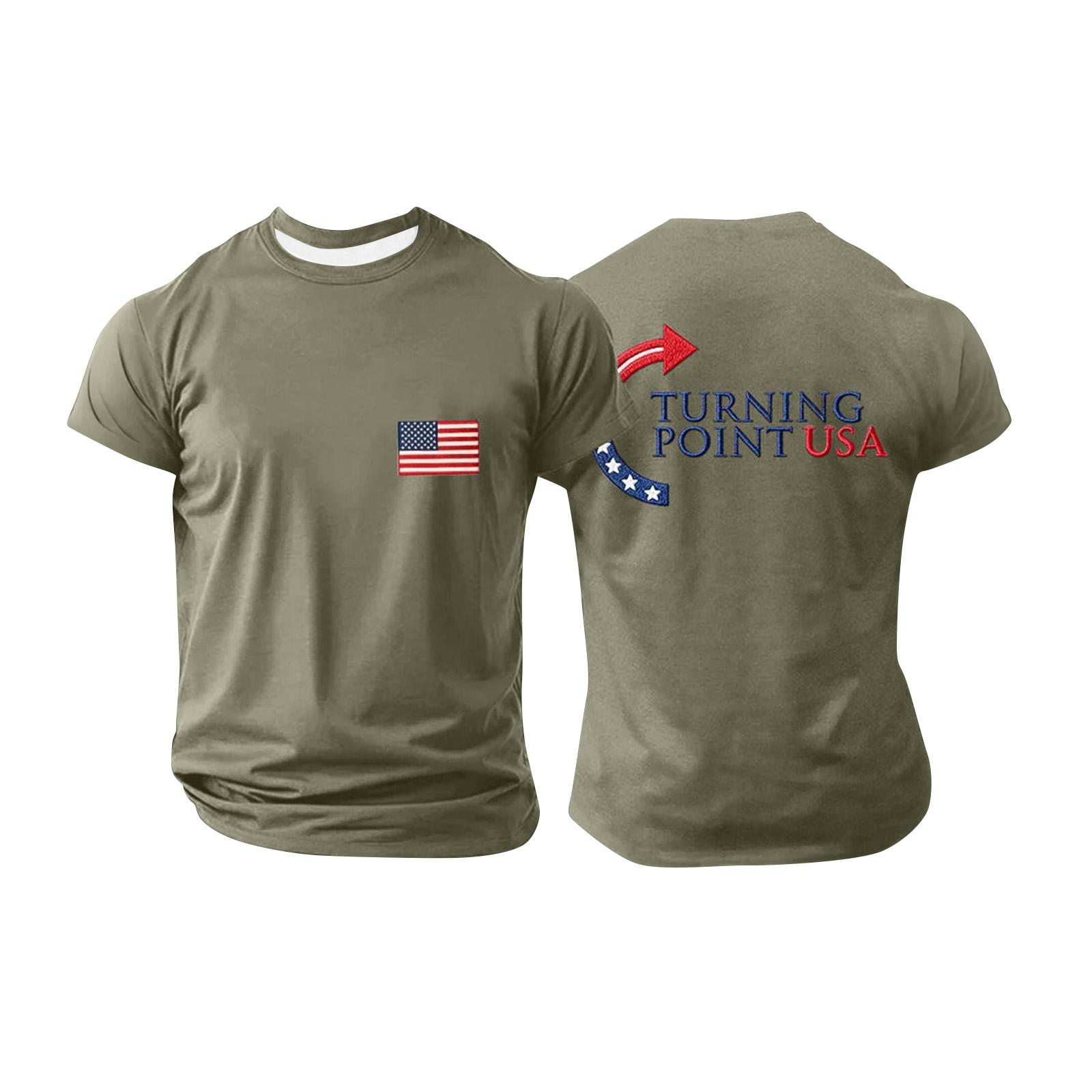 

Мужская футболка с коротким рукавом с принтом Мужская свободная повседневная футболка с коротким рукавом L