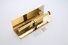 BGL Double Toilet Paper Holder, Stainless Steel 304, Wall Mount, with 2-Head Roll Tissue Holder and Shelf (Gold)