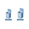 18L Touch Free Trash Cans Smart Knock Induction Trash Bin Automatic Garbage Can Infrared Motion Sensor with Lid for Car