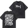 Rapper Milo J Album Tour Vintage Washed T Shirts Mens Women Clothing Harajuku Hip Hop Tshirts Short Slevee Oversized Tshirts