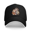 Summer Baby Monkey Punch Cuddling Stuffed Animal Meme Baseball Cap Outdoor Sports Casual Custom Sun Trucker Hat Snapback Cap