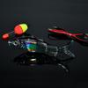 Rechargeable LED Electric Multi-Section Vibrating Fish Lure with Propeller Motor