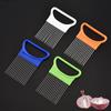 4-Piece Manual Vegetable Chopper Set Onion Cutter Handheld Stainless Steel Multicolor Kitchen Gadget
