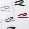 FD02-Car 3D ABS R Badge Emblem Body Trunk Sticker Auto Decoration Accessorie For Volkswagen VW Polo Tiguan GTI Bora Rline Jetta Golf