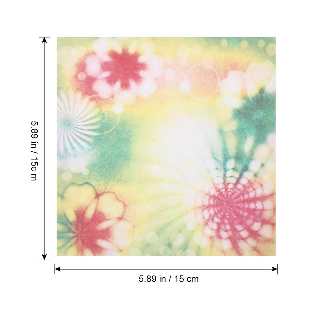 BESTOYARD Origami DIY Origami 100 Sheets Set Perfect for Making Paper and Paper, Double-Sided, Paper, Double-Sided Sheets, (Style 2) - Cranes, Crafts,
