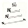 Set di Ferramenta per Bagno Cromato Gancio per Accappatoio Portasciugamani Barra Portaoggetti Scaffale Portarotolo Carta Igienica Portaspazzolino Accessori per Bagno