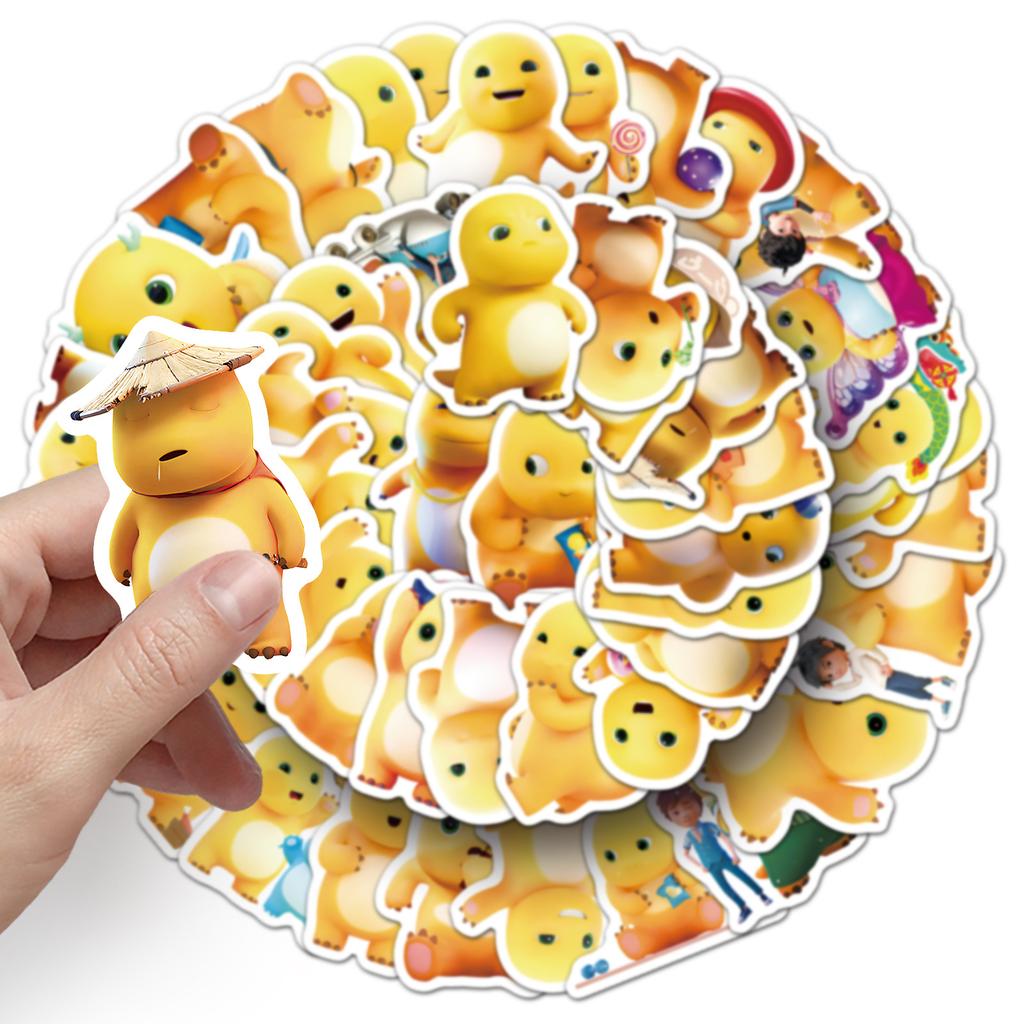 50 Milk Dragon Graffiti Stickers Cartoon Cute Emoticon Pack Guka Decorative Mobile Phone Case Water Cup Notebook Stickers