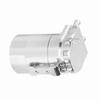 Aluminum Engine Oil Catch Tank Breather Can Reservoir Car Modification Accessories (Silver)