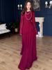 2025 Spring Elegant European & American Long Sleeve Maxi Dress for Women