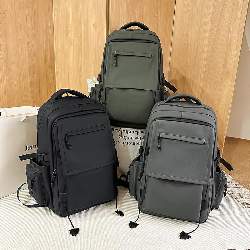 Large-capacity Schoolbag for Male High School Students, Simple and Versatile Travel Backpack for Female College Students, Casual Computer Backpack.