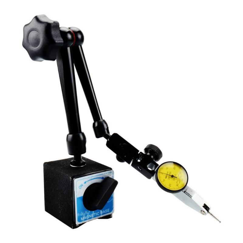 Reliable Adjustable Magnetic Base Holder for Digital Dial Indicator Use for Metalwork Pieces and Maintain Fine Stable