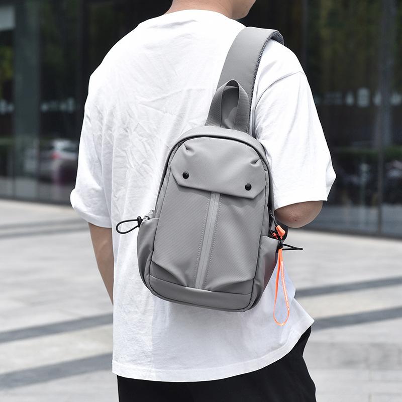 Unisex Chest Bag Simple Storage Bag Lightweight Travel Small Backpack Crossbody Bag Fashion Casual Single Should Bags