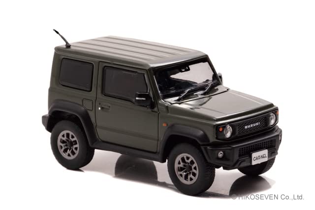 CARNEL Suzuki Jimny Sierra JC 2018 Jungle Grill Finished Product 1/43 (JB74W) Green/Option