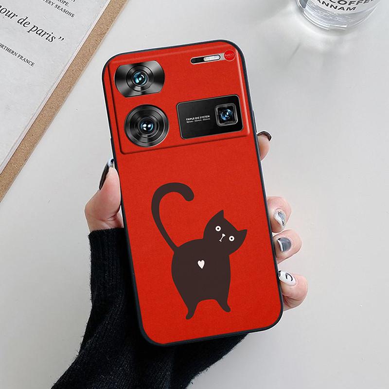 Case For nubia Z60 Ultra Black Matte Soft Silicon Phone For Nubia Z60 Ultra 5G NX721J Cover Coque Protective shell Z60Ultra