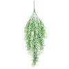 Fake Babylonica Salix Green Wall Hanging Plant For Home Party And Photography