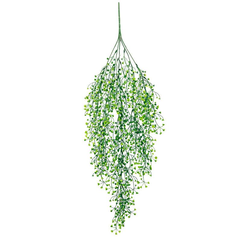 Fake Babylonica Salix Green Wall Hanging Plant For Home Party And Photography