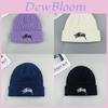 Streetwear Beanie Hat For Adults With Letter Embroidery Comfortable Warm Winter Accessory