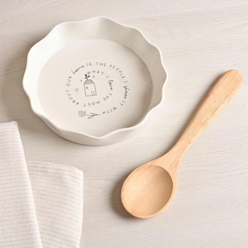 Moments Round Scolloped Flan Tray