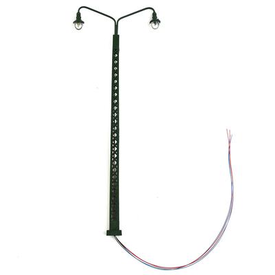 5 Stück Modellbahnlichter Gittermastlicht Spur H0 1:87 LED-Lichtlayout Gebäude Zug Landschaft Zubehör Straßenlaterne