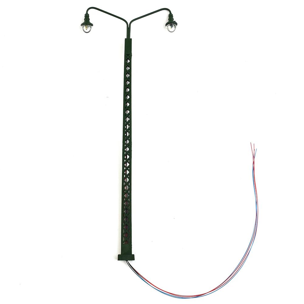 

5 шт. Модельные железнодорожные фонари Решетчатая мачта Фонарь Колея H0 1:87 Светодиодная раскладка Освещение Здание Поезд Ландшафтные аксессуары Уличный фонарь CHINA