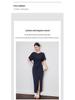 Aura Casual Round Neck Midi Dress – Women's Summer Style