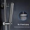 TLXT Stainless Steel Wall-Mounted Shower Faucet Set