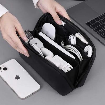Portable Wire USB Organizer Bag Travel Earphone Powerbank Data Lines Storage Pouch Large Capacity Mouse Cable Bag Hard Drive Storage Bag