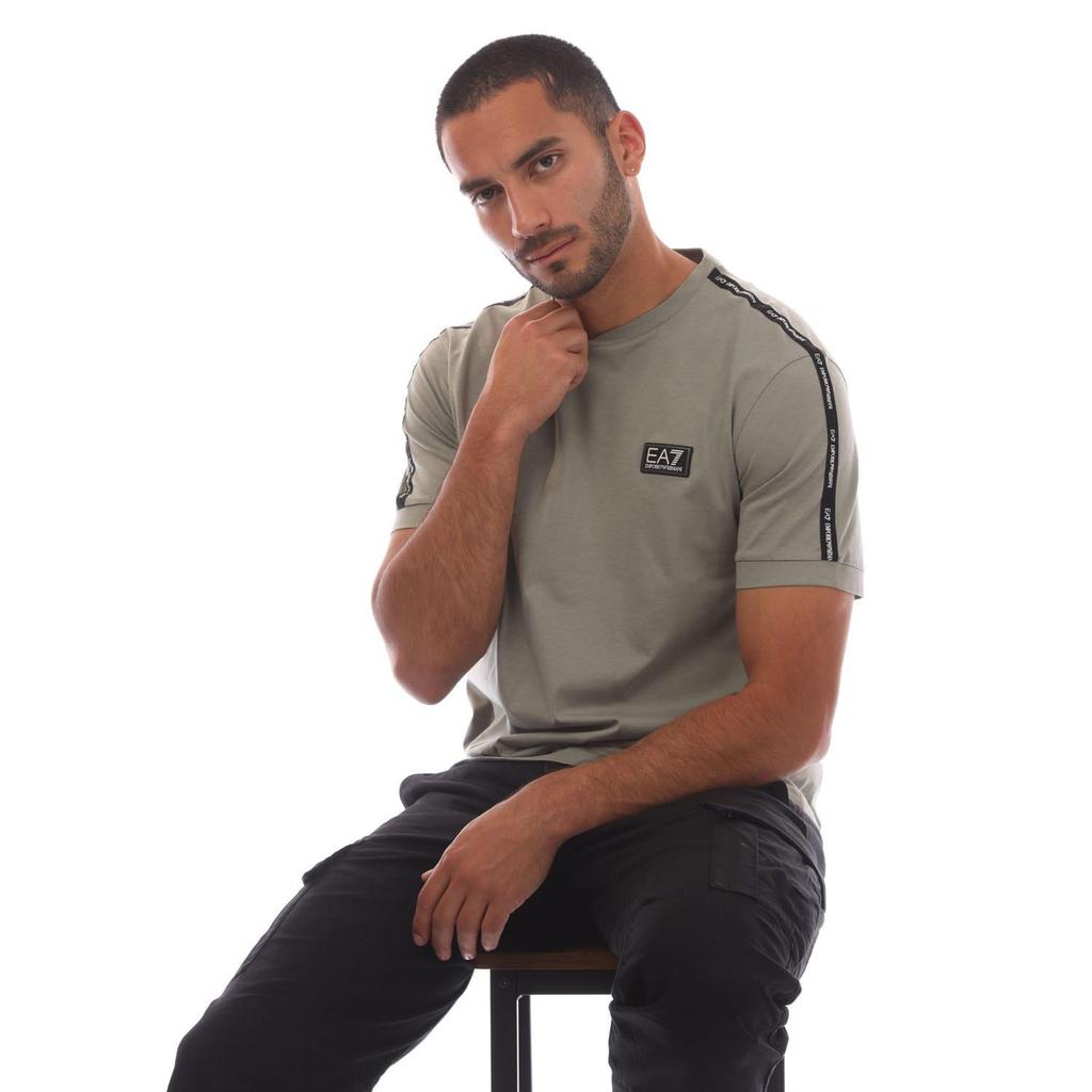 Emporio Armani Mens EA7 Logo Taped T-Shirt