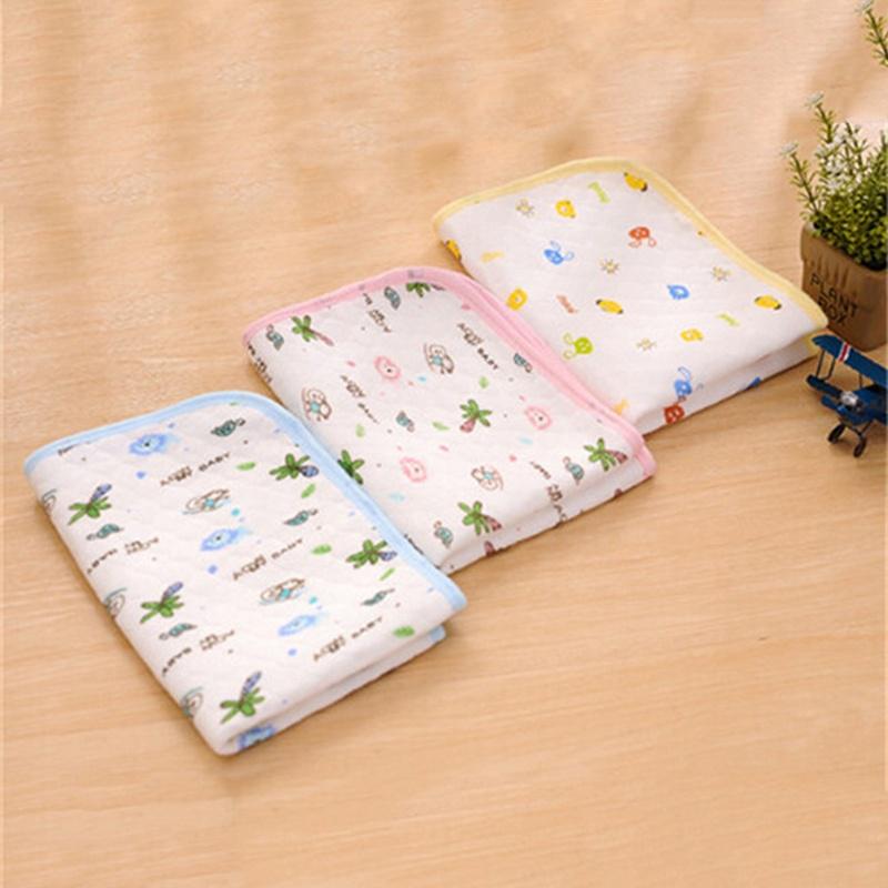 More Breathable and Environmentally Baby Supplies Newborn Washable Nappies Reusable Baby Nappies Washable Three Layers Ecological Cotton Diapers Neonatal Diaper Cloth