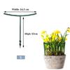 Garden Plant Support Cage Plie Flower Stand Holder Plastic Semicircle Green  House Orchard Fixing Rod  Gardening Bonsai Tool