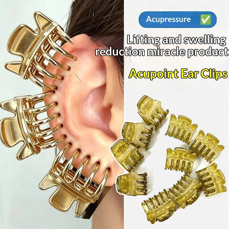 Ear Meridian Massager Acupuncture Pressure Point Massager Portable Strong Magnetic Acupressure Clip Ear Massage Tool