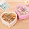 Heart Shape Dancing Ballerina Music Box PLastic Jewellery  Girls Carousel Hand Crank   Mechanism Gift WF1021