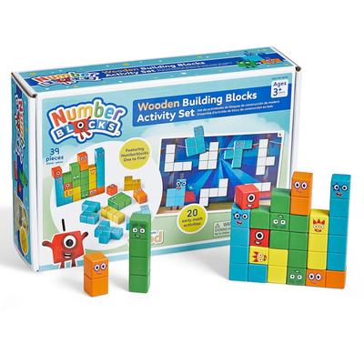 Numberblocks Drewniany Blok Aktywności Numer Edukacyjny Autentyczny Zestaw, Zabawa, Zabawka, 96932,