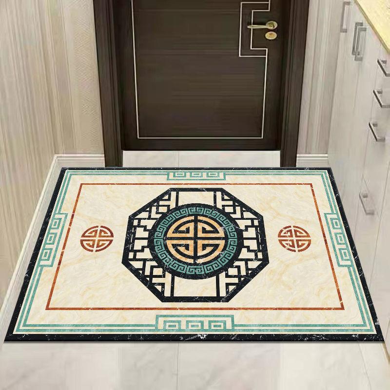 New Chinese Style Entrance Carpet  Living Room Carpet Corridor Floor Mat Household Anti Slip Can Be Cut