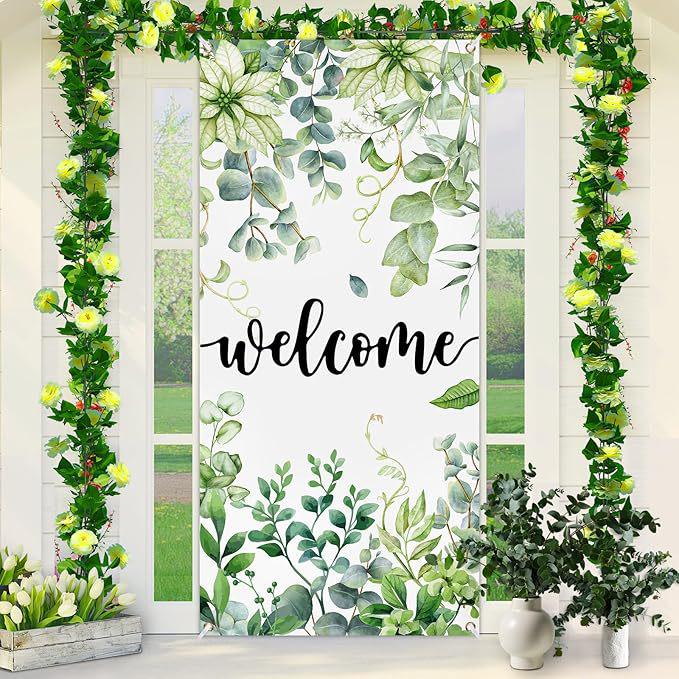 Clownfish Ocean Animals Door Banner - Party Celebration Polyester Curtain Decoration