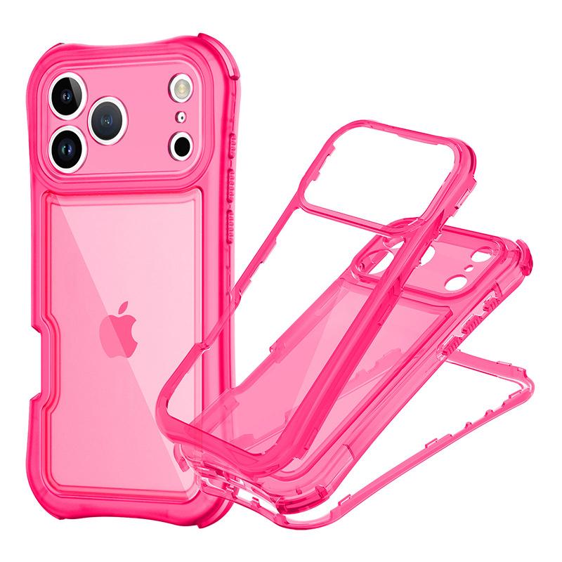 Neu für Apple für IPhone17promax Taillen-Schönheit Luftkissen Drei-in-eins Feines Loch Rundum-Handyhülle Kamera