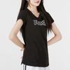 Puma Logo Casual Breathable Short Sleeve T-Shirt Women tops Black 671603-01
