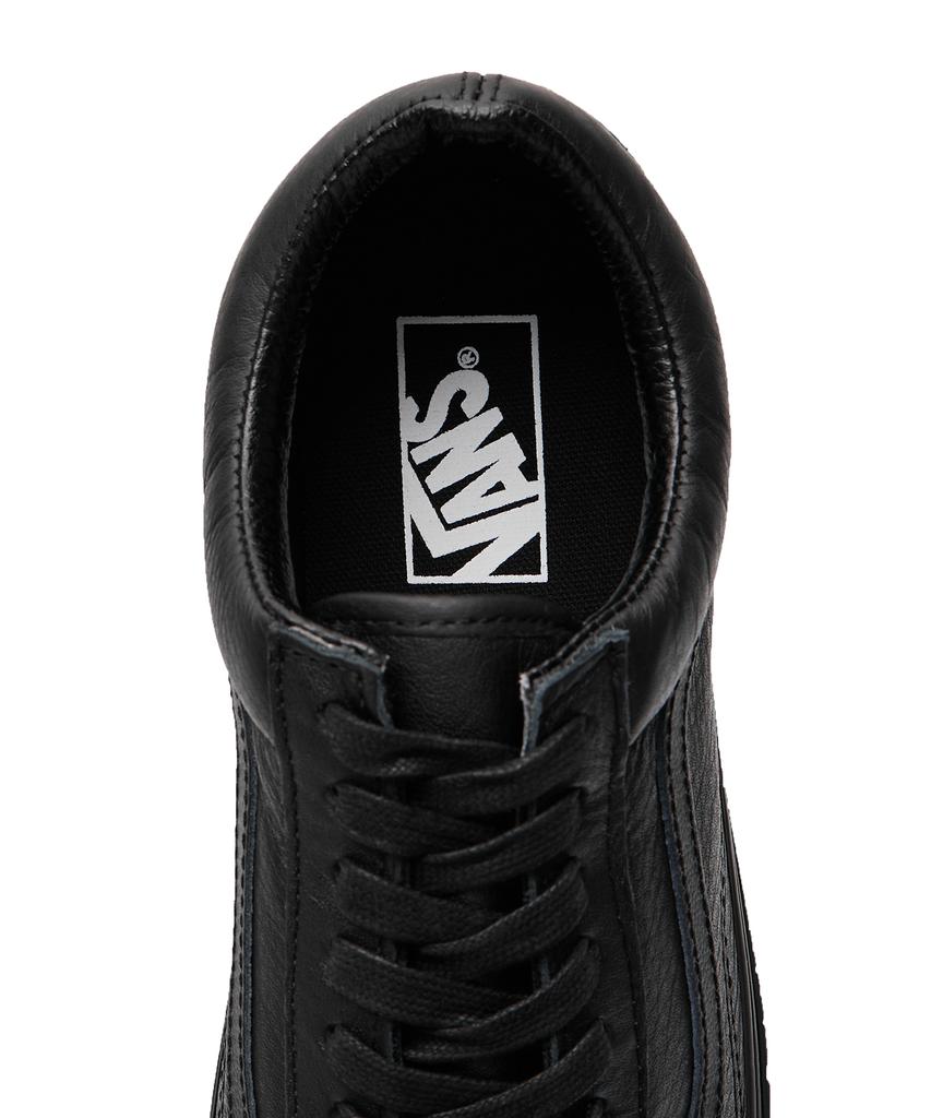 Vans Old Skool - (Leather) Black / Vn0003Z6L3A1