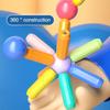 Assembled Magnetic Building Blocks Cube Set Early Education Toys Brain Development Puzzle For Baby Creative Magnetic Rod Toy