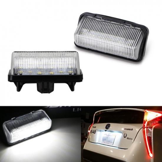 OEM-Replace 18-SMD 3W LED License Plate Light Assy For 16-up Toyota Prius/Prime