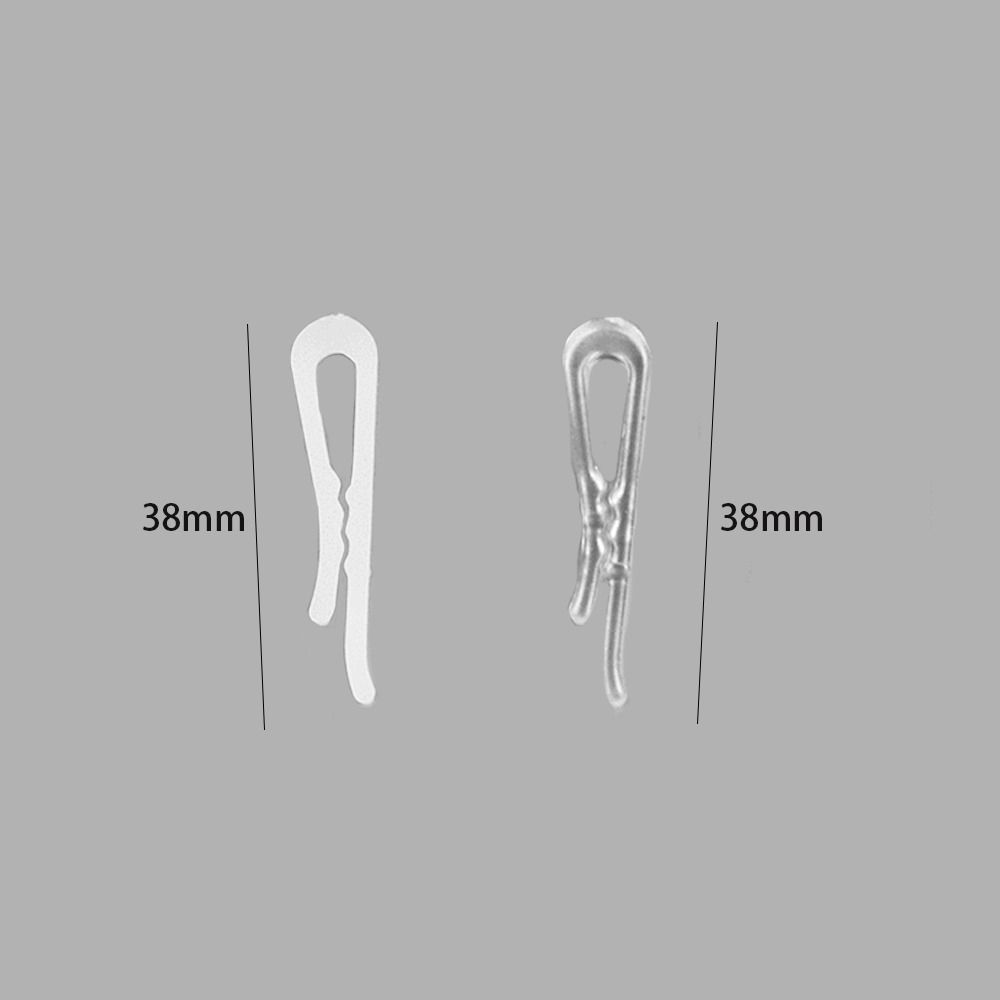 1000pcs with Anti slip Teeth Shirt Pin 38mm Sock Package Clips U Shape Clips Garment Accessories